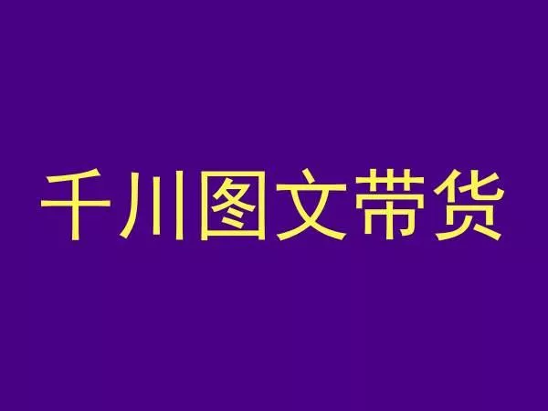 千川图文带货,测品+认知+实操+学员问题,抖音千川教程投放教程