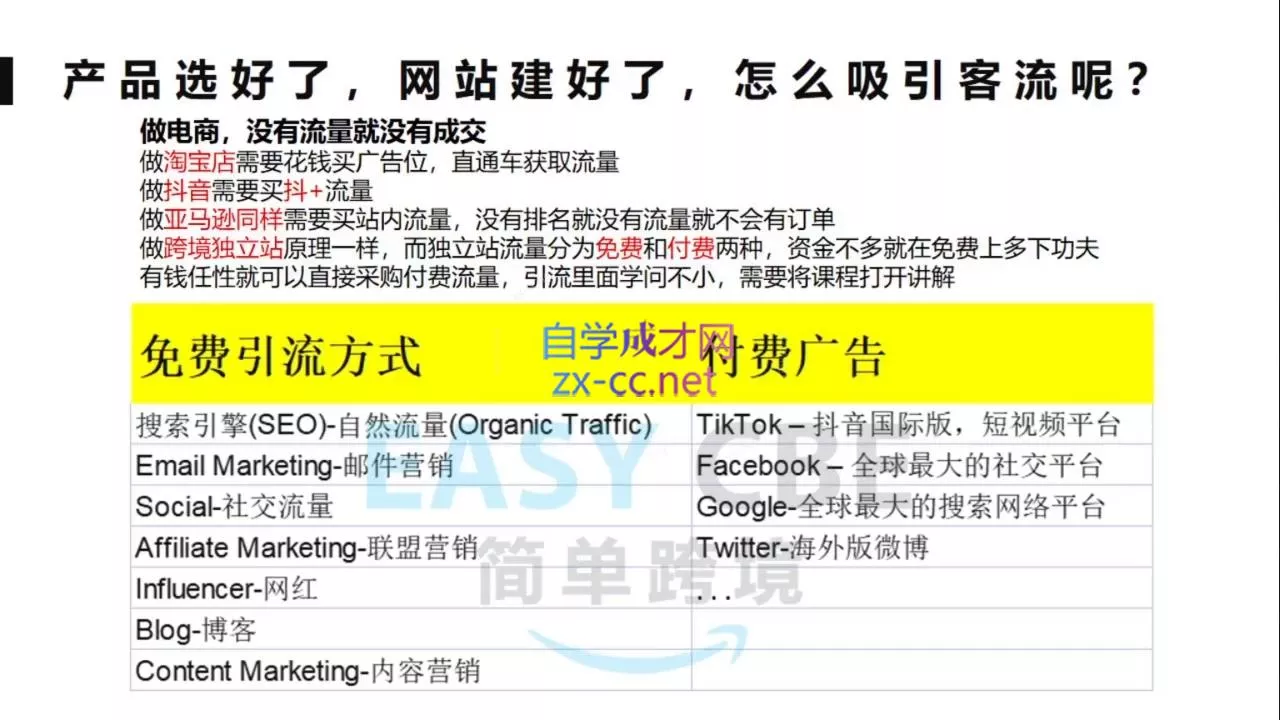 团长·跨境电商独立站入门课(2小时精华)