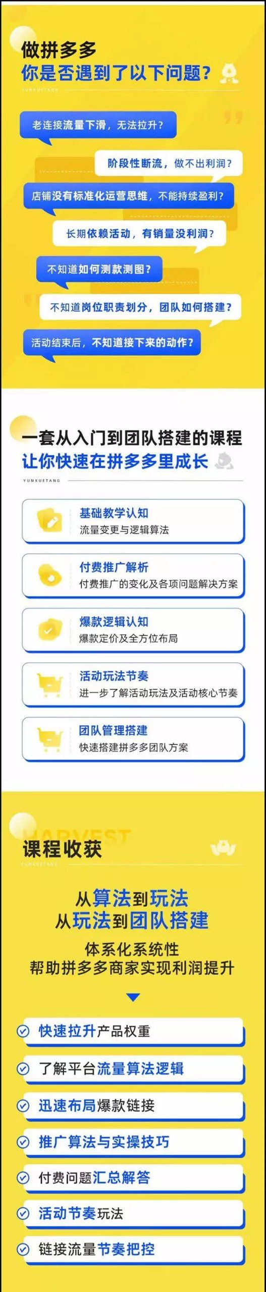 拼多多·进阶课:极限拉升/盈利突破:从算法到玩法 从玩法到团队搭建-18节