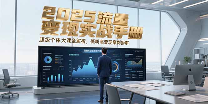 2025流量变现实战手册,超级个体大课全解析,低粉高变现案例拆解