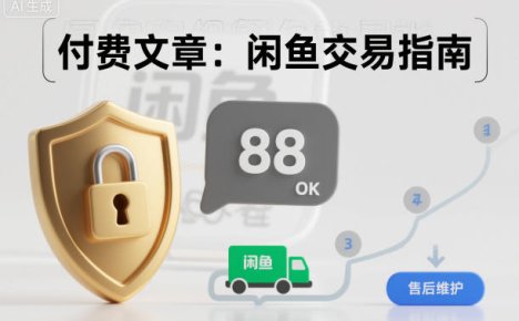 付费文章：闲鱼交易指南，怎么才能降低被坑被马扁的概率