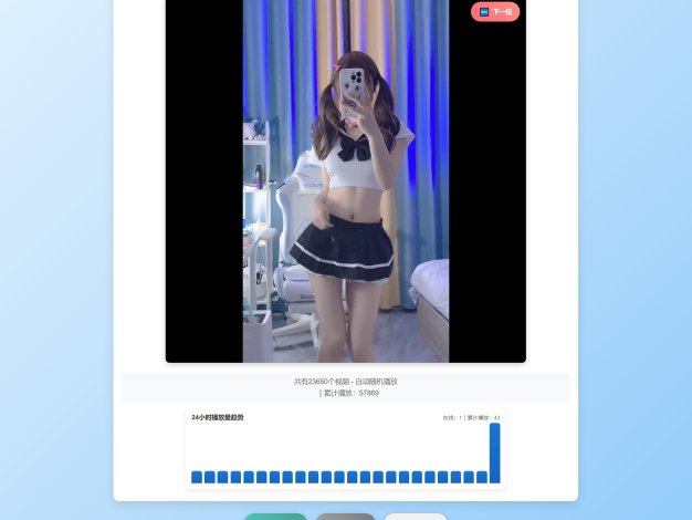 随机小姐姐热舞视频系统源码全新UI带后台版v5.0